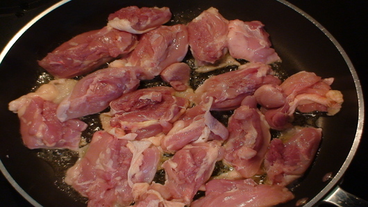 Fry the chicken