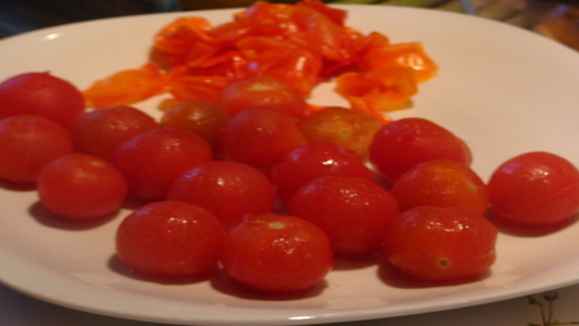 Remove tomato skins