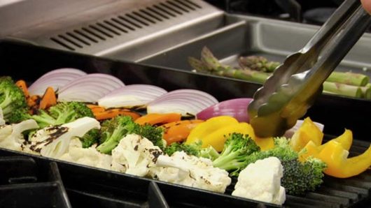 Grilling the Vegetables