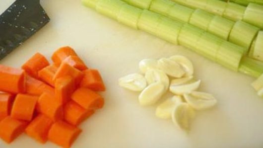 Prepping the Vegetables