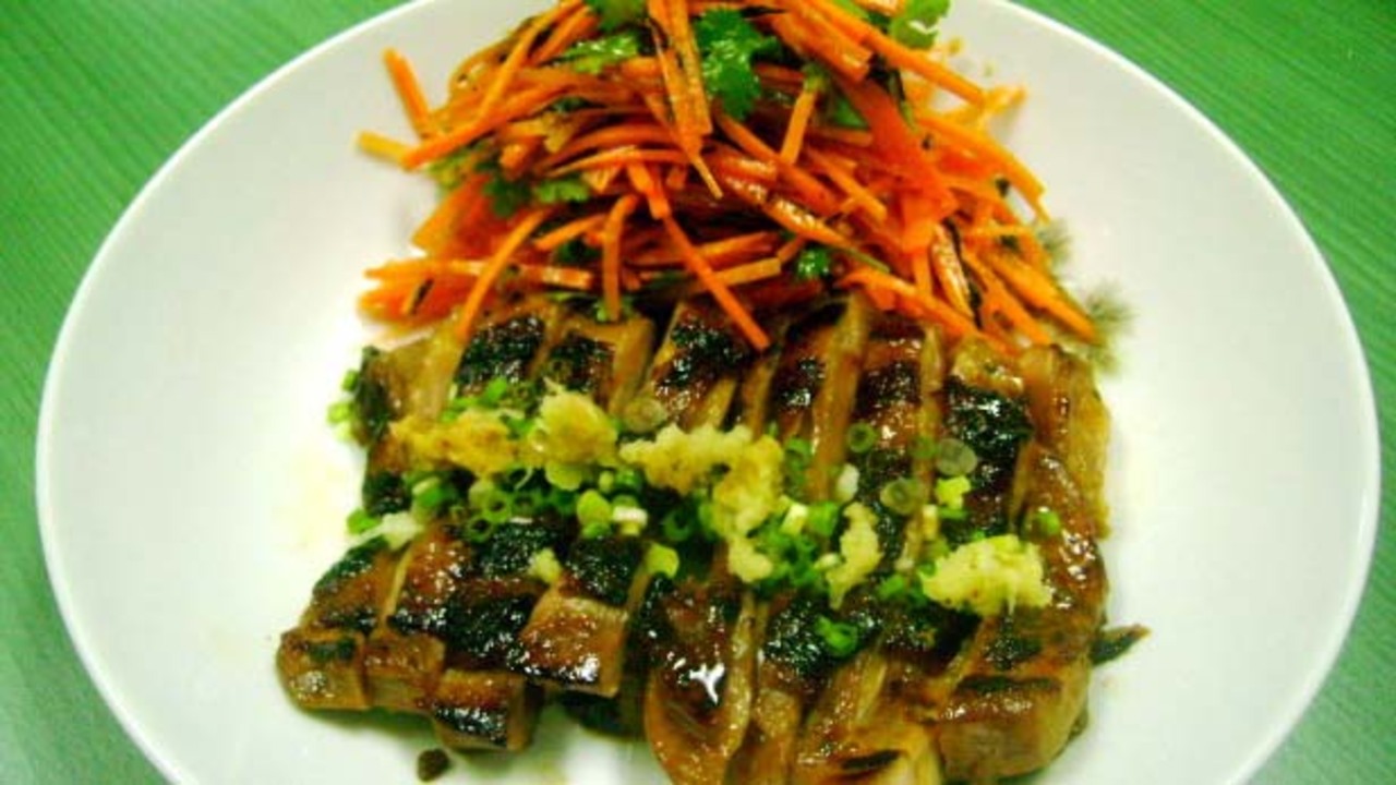 Gingered Teriyaki Chicken and Hijiki Salad