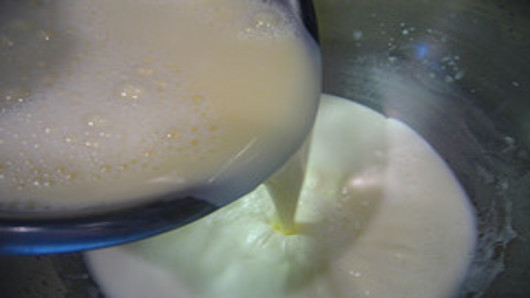 Making the base of the ice cream