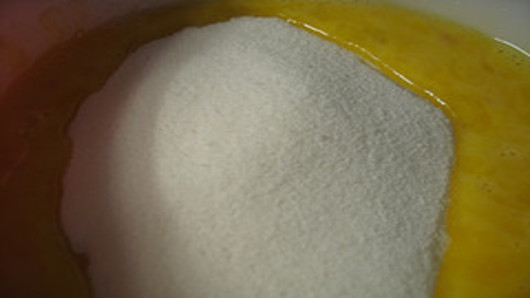 Egg and Sugar Mix