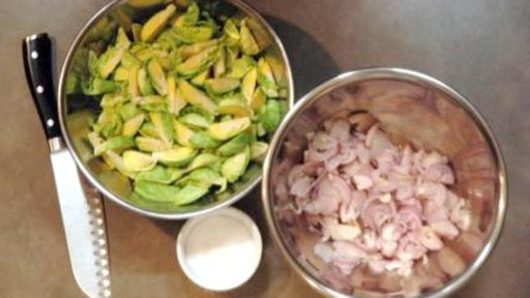 Cutting the Vegetables