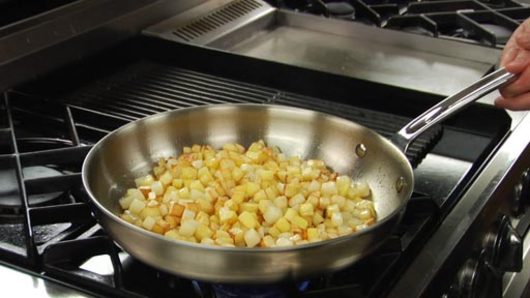 Cooking the Hash Browns