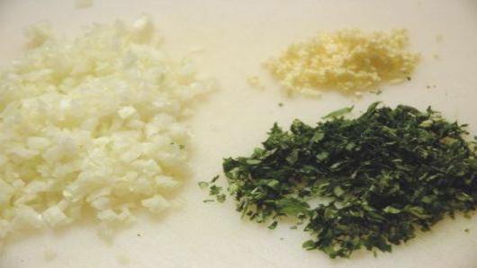 Preparing the Mirepoix 