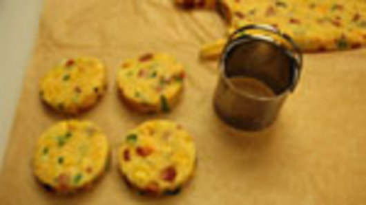 Forming the Polenta Cakes