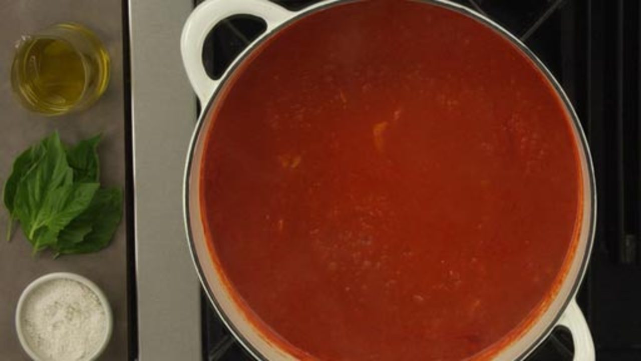 Finishing the Sauce