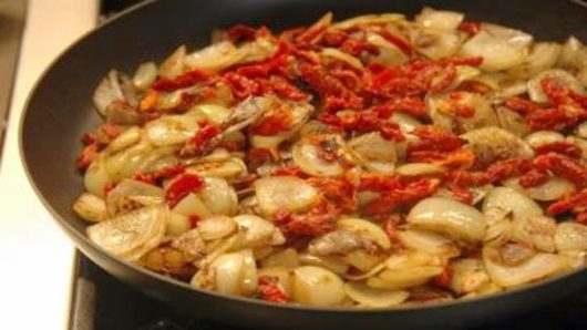 Preparing and Cooking the Onions Mix