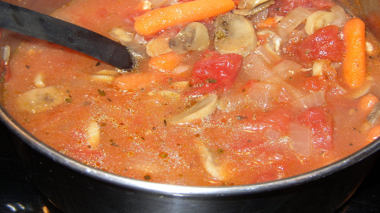Very Quick "I don't feel well" Chicken Soup