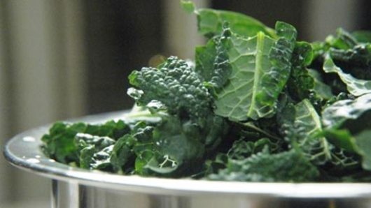 Preparing the Kale