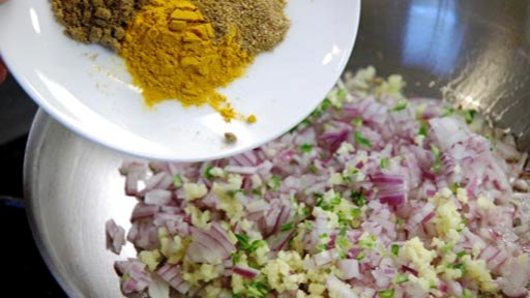 Frying the Mirepoix