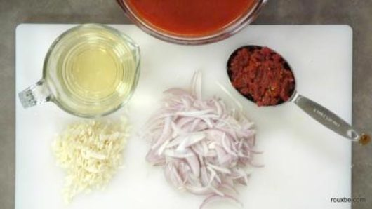 Preparing the Ingredients for the Sauce