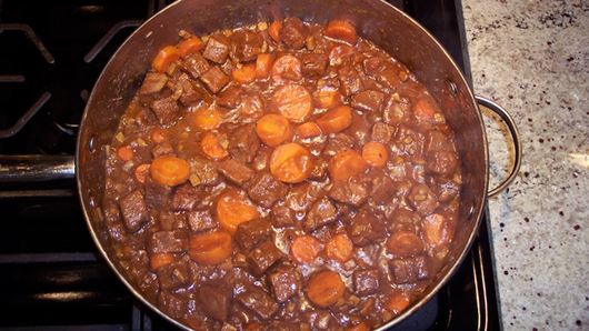 Making the stew
