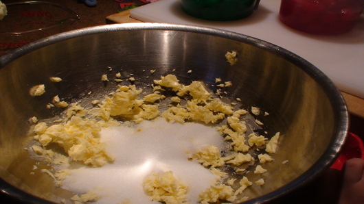 Butter and sugar