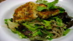 Soba Noodle Salad with Sesame-Crusted Tofu