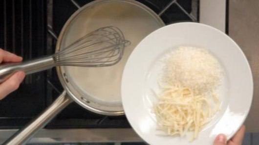 Making the Mornay Sauce