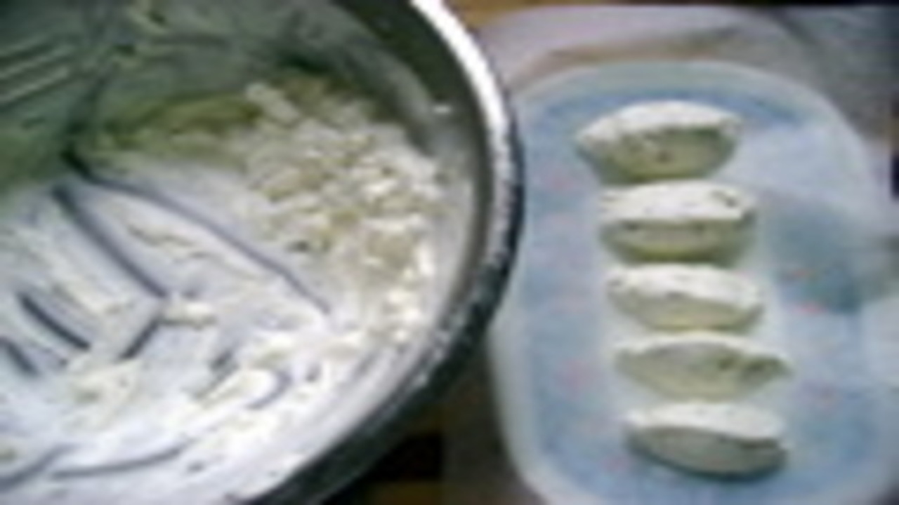 Prepare the Frozen Rosemary Whipped Cream 