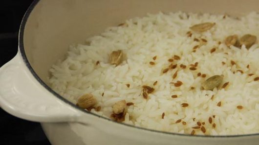 Resting & Serving the Rice