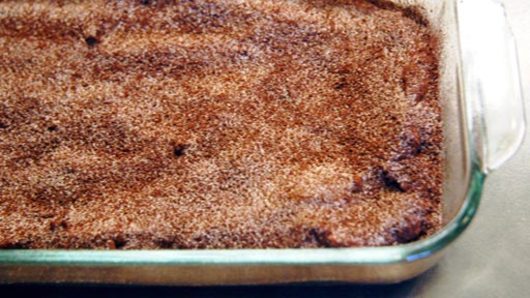Assembling the Pudding Cake
