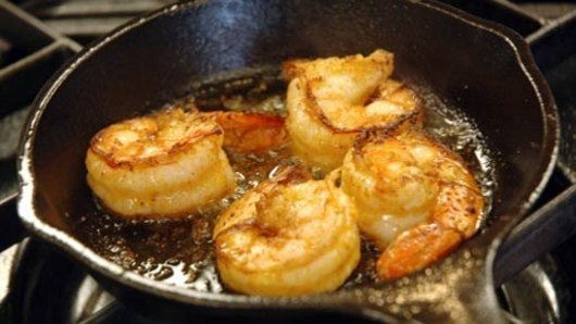 Cooking the Prawns