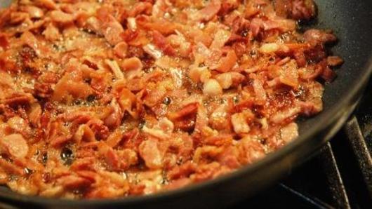 Preparing the Bacon