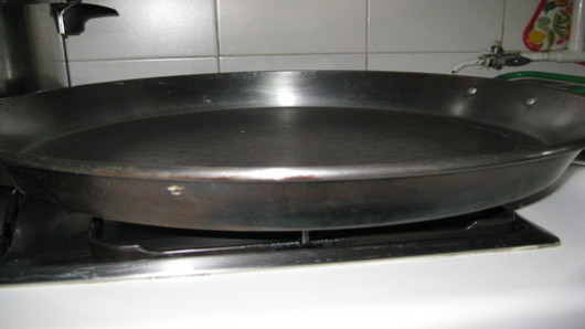 The Paella, I mean the pan