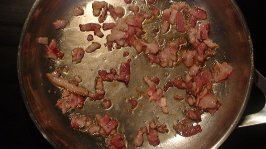 Saute bacon