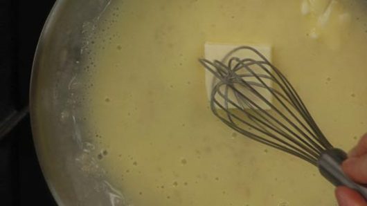 Making the Beurre Blanc