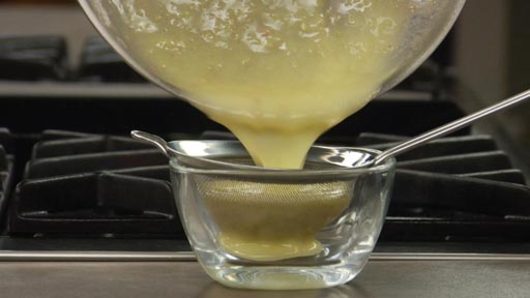 Straining the Sauce 