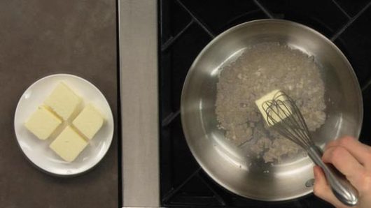 Making the Beurre Blanc
