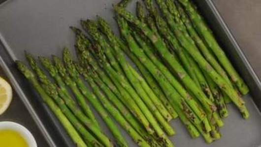 Prepping and Serving the Asparagus