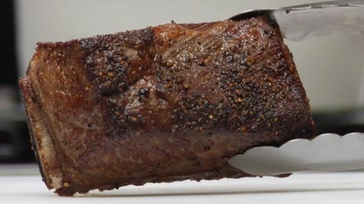 Searing the Ribs