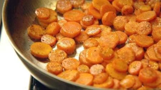 Sautéeing the Carrots 
