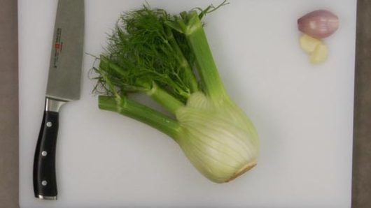 Preparing the Fennel 