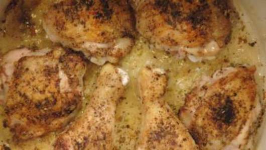 Browning the Chicken