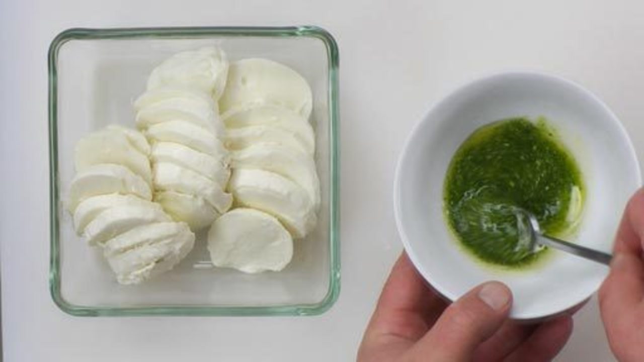 Marinating the Mozzarella