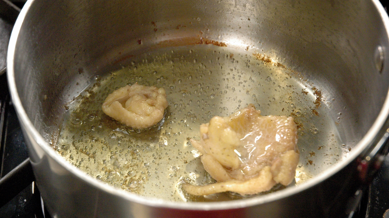 Starting the Rice Pilaf