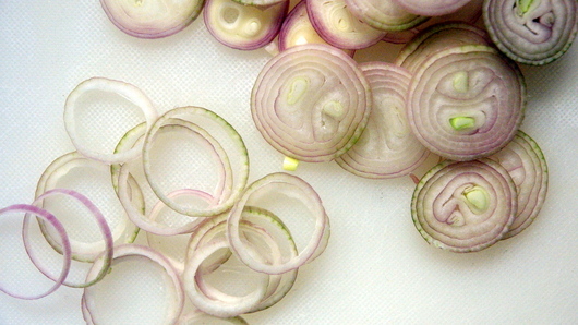 Preparing the Shallots