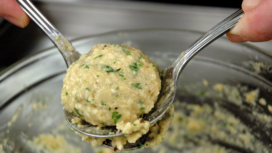 Rolling and Cooking the Matzo Balls