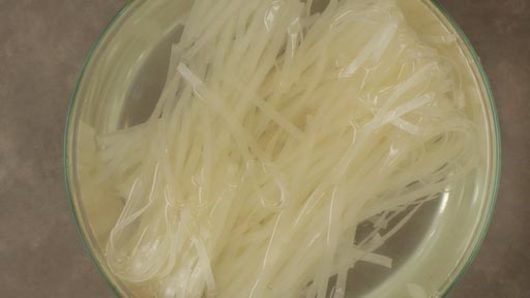 Soaking the Noodles
