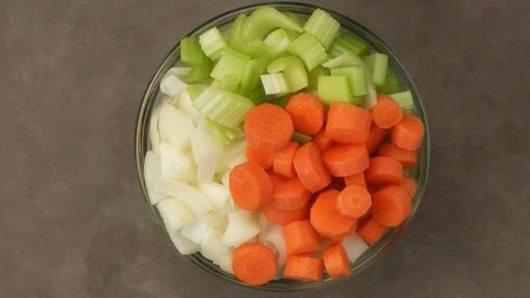 Preparing the Mirepoix