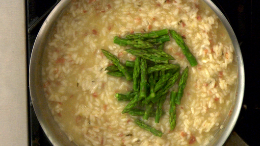 Finishing the Risotto