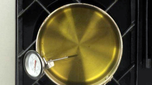 Frying the Herbs