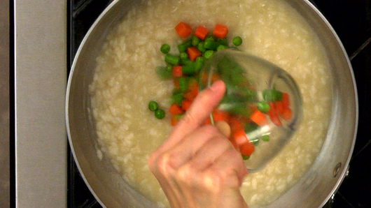 Finishing the Risotto