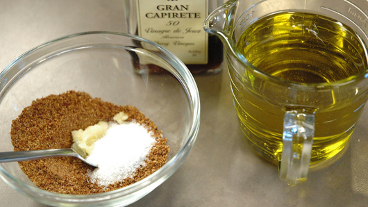 Preparing the Chile Oil 