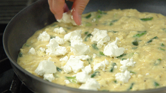 Preparing & Baking the Frittata