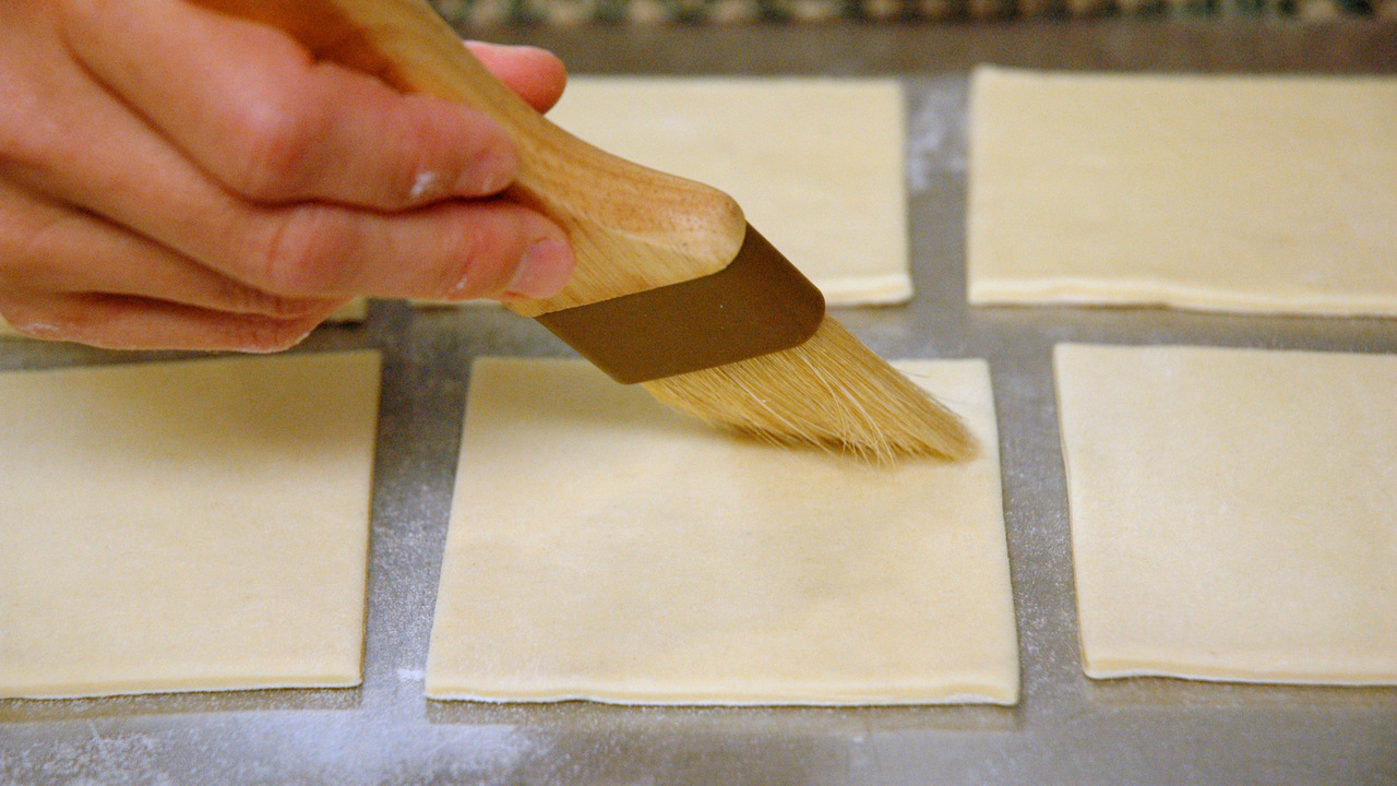 Cutting the Puff Pastry
