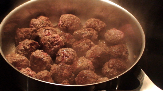 Cooking the Meatballs