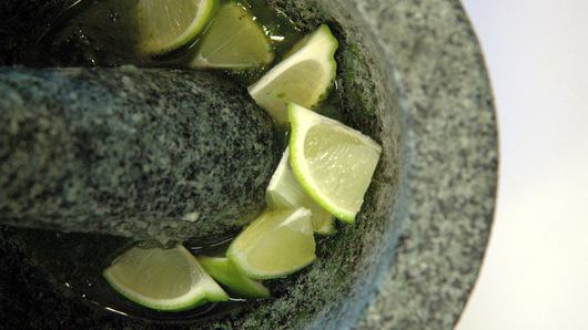 Adding the Lime Wedges